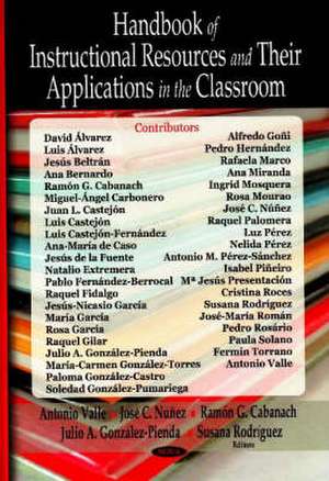 Handbook of Instructional Resources and Their Applications in the Classroom de Mohammad Ahsanullah