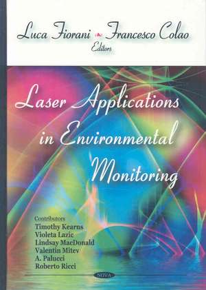 Laser Applications in Environmental Monitoring de Luca Fiorani