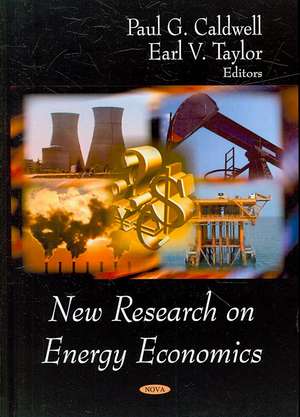 New Research on Energy Economics de Paul G. Caldwell