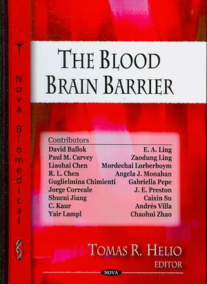 Blood Brain Barrier de Tomas R. Helio