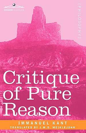 Critique of Pure Reason de Immanuel Kant