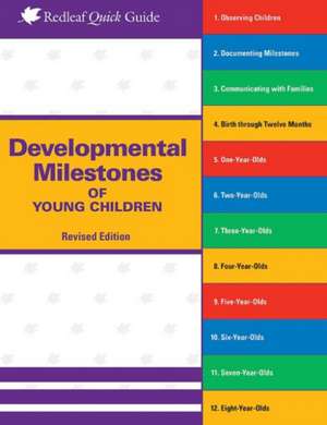 Developmental Milestones of Young Children de Redleaf Press