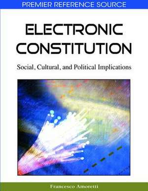 Electronic Constitution de Francesco Amoretti