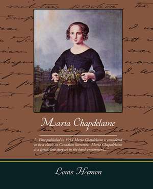 Maria Chapdelaine de Louis Hemon