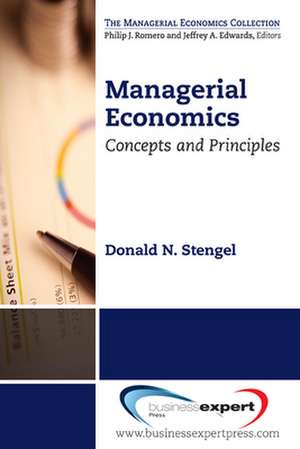 Managerial Economics: Concepts and Principles de Donald Stengel