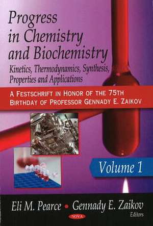 Progress in Chemistry and Biochemistry de Eli M. Pearce