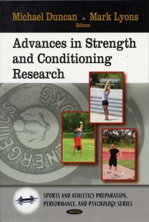 Advances in Strength and Conditioning Research de Michael Duncan