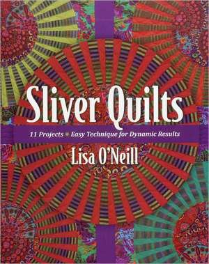 Sliver Quilts: 11 Projects Easy Technique for Dynamic Results de Lisa O'Neill