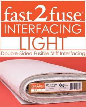 Fast2fuse(r) Light Interfacing, 10-Yard Bolt X 20: Double-Sided Fusible Stiff Interfacing de C&t Publishing