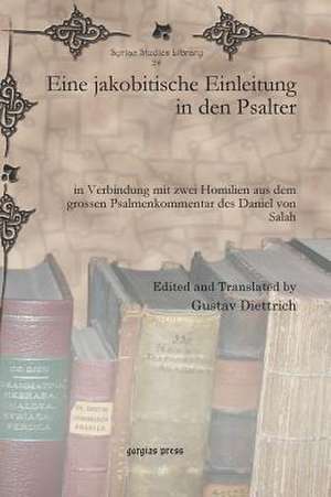 Eine Jakobitische Einleitung in Den Psalter de Gustav Diettrich