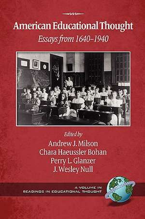 American Educational Thought de Chara Haeussler Bohan