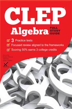 CLEP Algebra 2017 de Andy Gaus