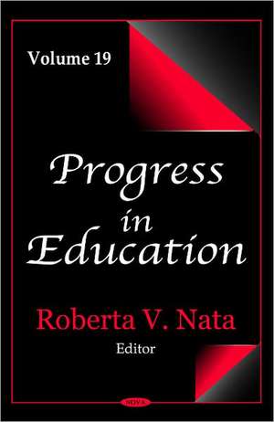 Progress in Education de Roberta V. Nata