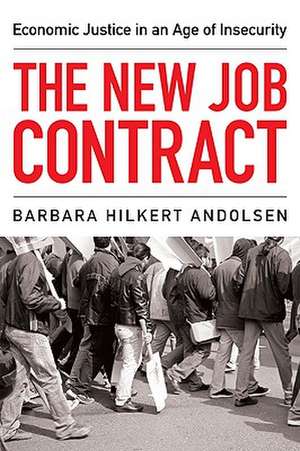 The New Job Contract: Economic Justice in an Age of Insecurity de Barbara Hilkert Andolsen