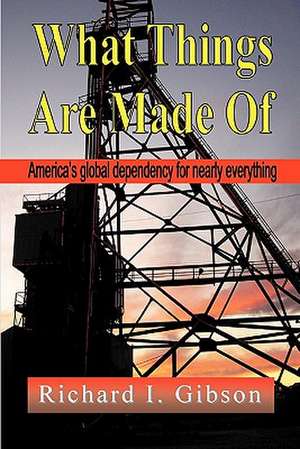 What Things Are Made of: America's Global Dependency on Just about Everything de Richard I. Gibson