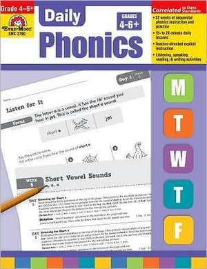 Daily Phonics, Grade 4-6+ de Evan-Moor Educational Publishers