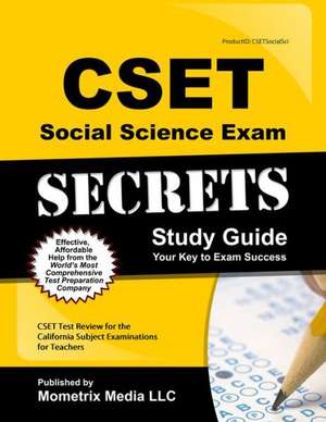 CSET Social Science Exam Secrets Study Guide: CSET Test Review for the California Subject Examinations for Teachers de Mometrix Media LLC