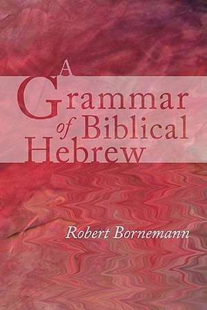 A Grammar of Biblical Hebrew de Robert Bornemann