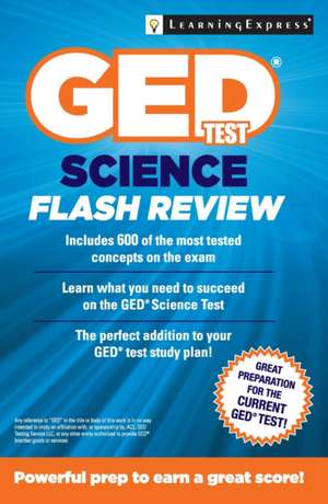 GED Test Science Flash Review de LearningExpress LLC