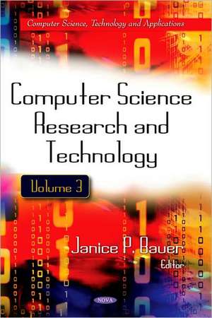 Computer Science Research & Technology de Janice P. Bauer