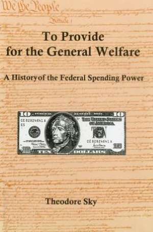 To Provide for the General Welfare de Theodore Sky