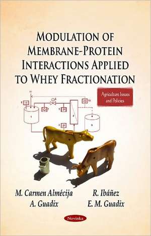 Modulation of Membrane-Protein Interactions Applied to Whey Fractionation de M. Carmen Almecija