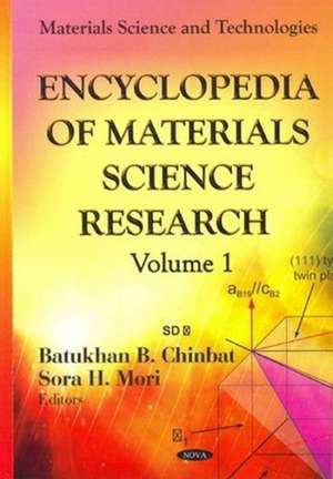 Encyclopedia of Materials Science Research de Batukhan B. Chinbat