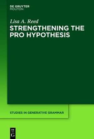 Strengthening the PRO Hypothesis de Lisa A. Reed