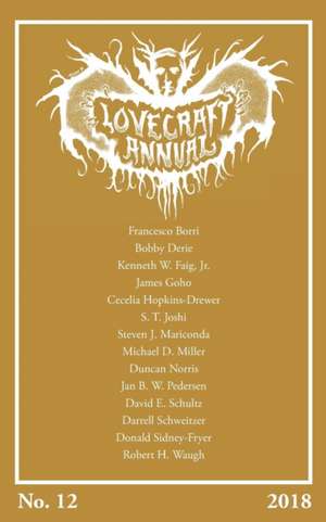 Lovecraft Annual No. 12 (2018) de S. T. Joshi