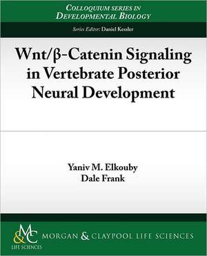 Wnt/ -Catenin Signaling in Vertebrate Posterior Neural Development de Yaniv Elkouby