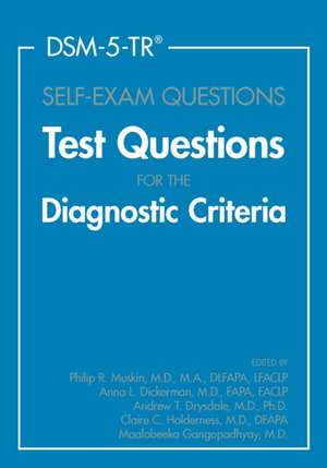 DSM-5-TR® Self-Exam Questions de Maalobeeka Gangopadhyay