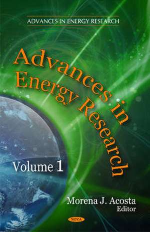 Advances in Energy Research de Morena J Acosta