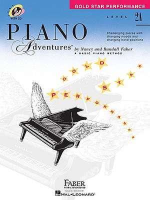 Piano Adventures - Gold Star Performance Book - Level 2a Book/Online Audio de Nancy Faber