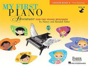 My First Piano Adventure Lesson Book a with Online Audio de Nancy Faber