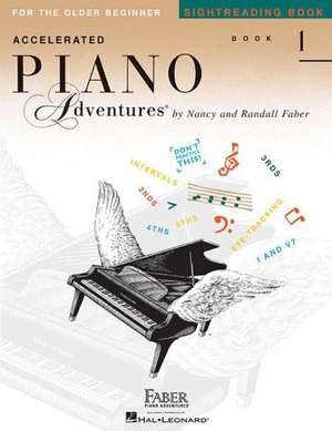 Accelerated Piano Adventures for the Older Beginner - Sightreading Book 1 de Nancy Faber