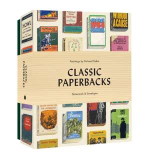 Classic Paperbacks Notecards and Envelopes de Richard Baker