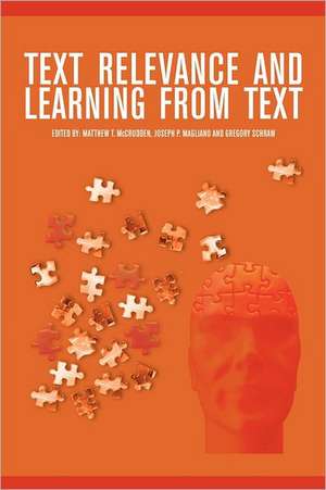 Text Relevance and Learning from Text de Matthew T. McCrudden