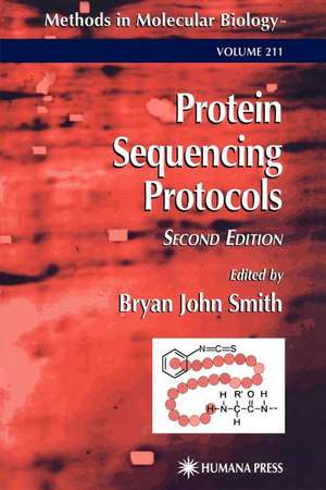 Protein Sequencing Protocols de Bryan John Smith