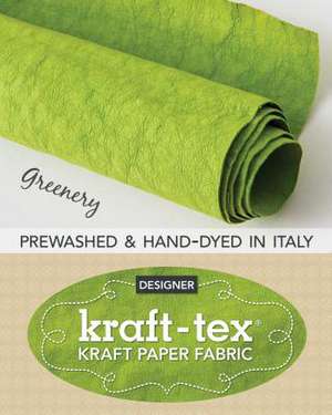 Kraft-Tex Greenery Prewashed & Hand-Dyed in Italy de C&t Publishing