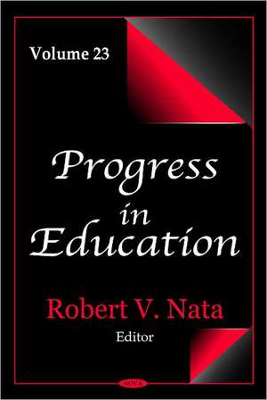 Progress in Education de Robert V. Nata