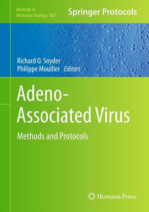 Adeno-Associated Virus: Methods and Protocols de Richard O. Snyder