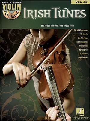 Irish Tunes: Violin Play-Along Volume 20 Book/Online Audio de Hal Leonard Corp