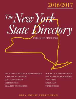 New York State Directory & Profiles of New York (2 Volume Set), 2015/16 de Laura Mars