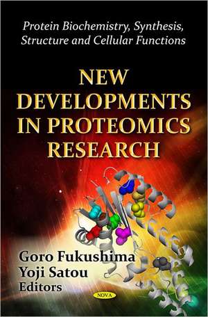 New Developments in Proteomics Research de Yoji Satou