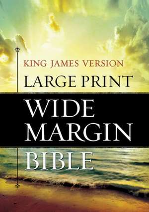 Large Print Wide Margin Bible-KJV de Hendrickson Bibles