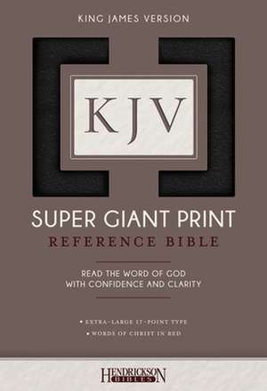 KJV Super Giant Print Bible de Hendrickson Bibles