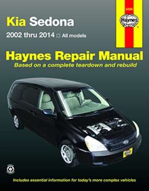 Kia Sedona (02 –14) – 2002–14 de Haynes