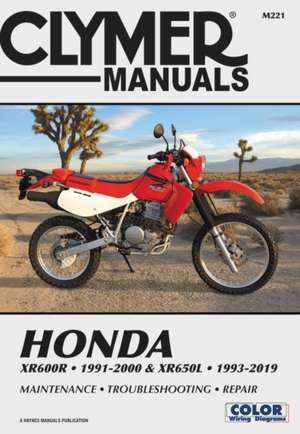 Honda XR600R (91–00) XR650L (93–19) Service and Repair Manual de Haynes