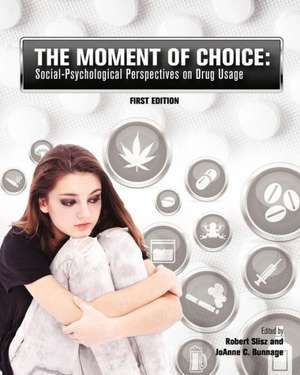 The Moment of Choice: Social-Psychological Perspectives on Drug Usage (First Edition) de Robert Slisz