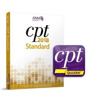 CPT 2018 Standard Codebook and CPT Quickref App Package de American Medical Association